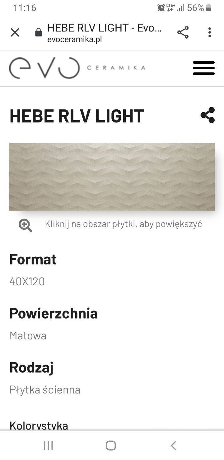 Nowe białe Płytki Hebe RLV Light 2,880 m2