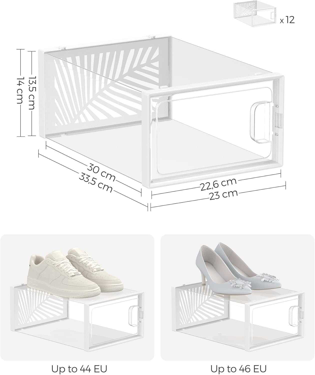 Nowe pudełka na buty / pudełko / pojemnik / organizer / 12szt !9814!