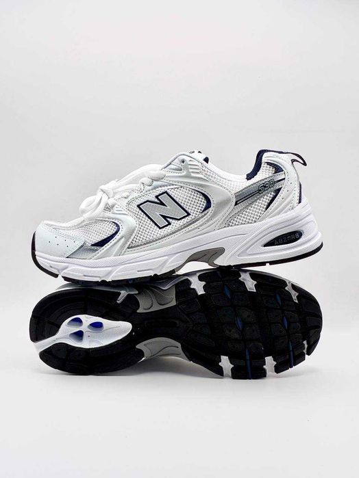 New Balance 530 White Silver Blue