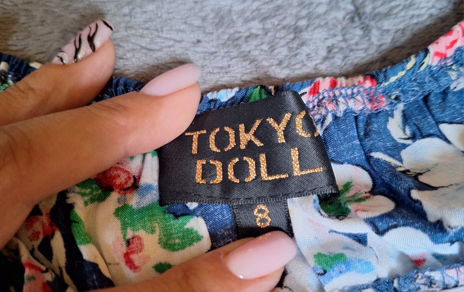 Sukienka midi maxi 100 % wiskoza marka Tokyo Doll rozmiar S 36