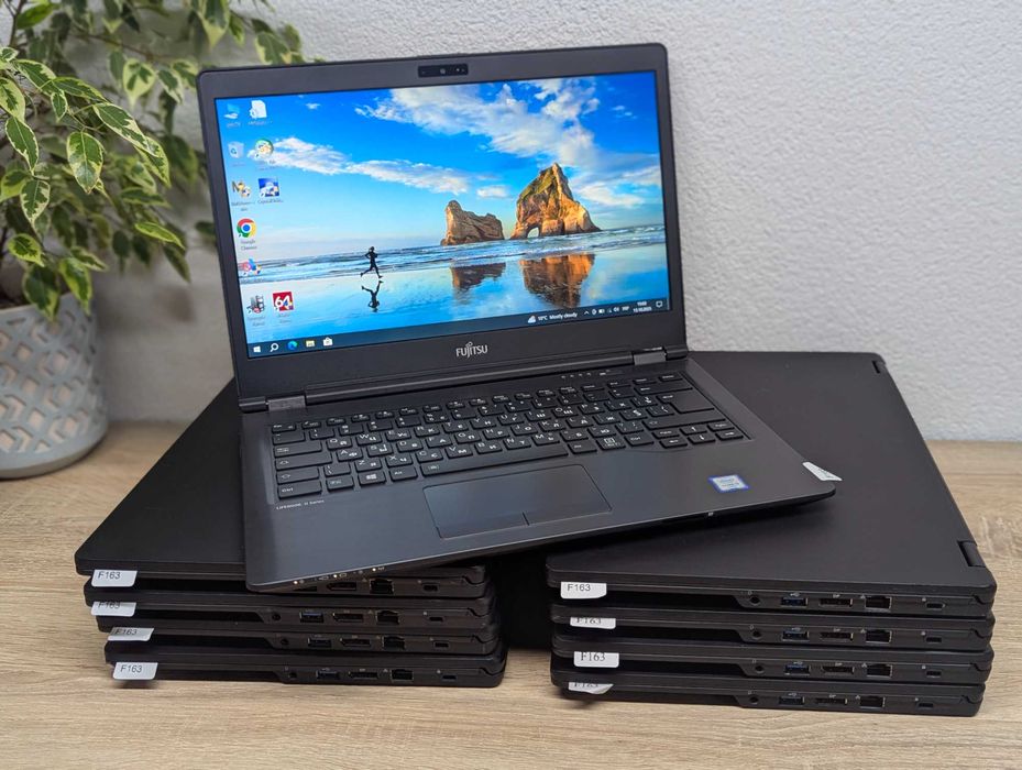 ОПТ Ноутбук Б\В Fujitsu U747: i5-6200U/8Gb/128gb (F163)