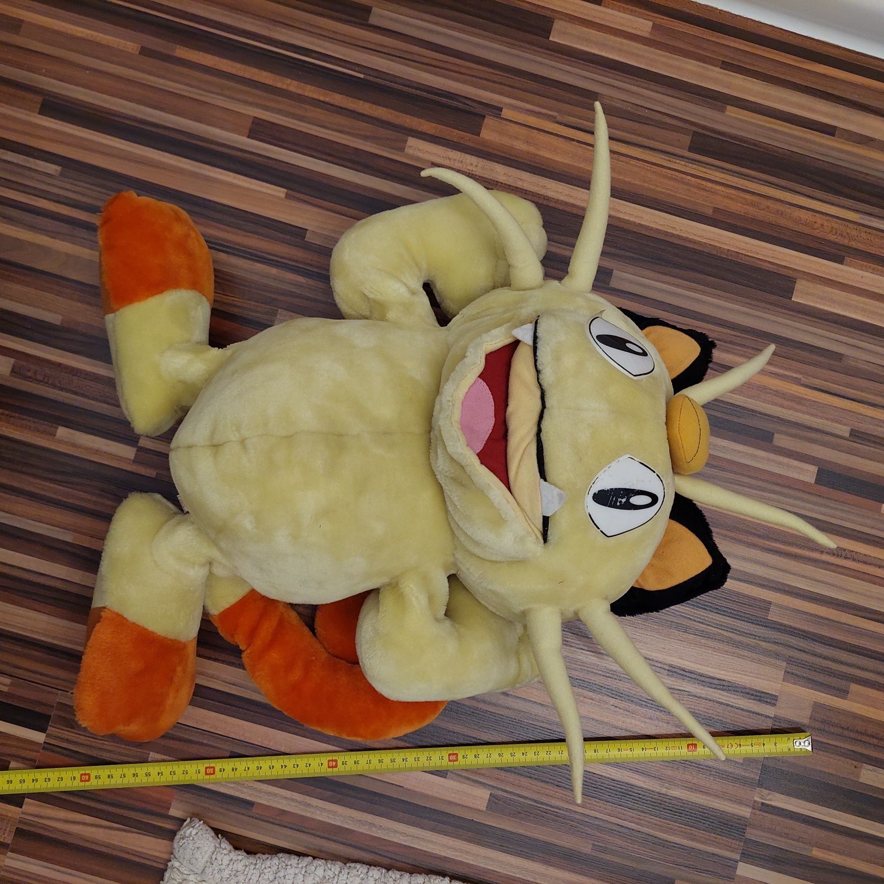 Maskotka pluszak Pokemom Meowth, duży 60cm, Miał Meow