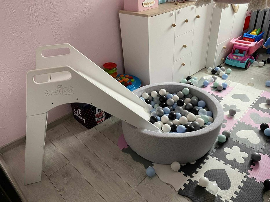 Basen z piłkami MEOW + zjeżdżalnia MISIOO