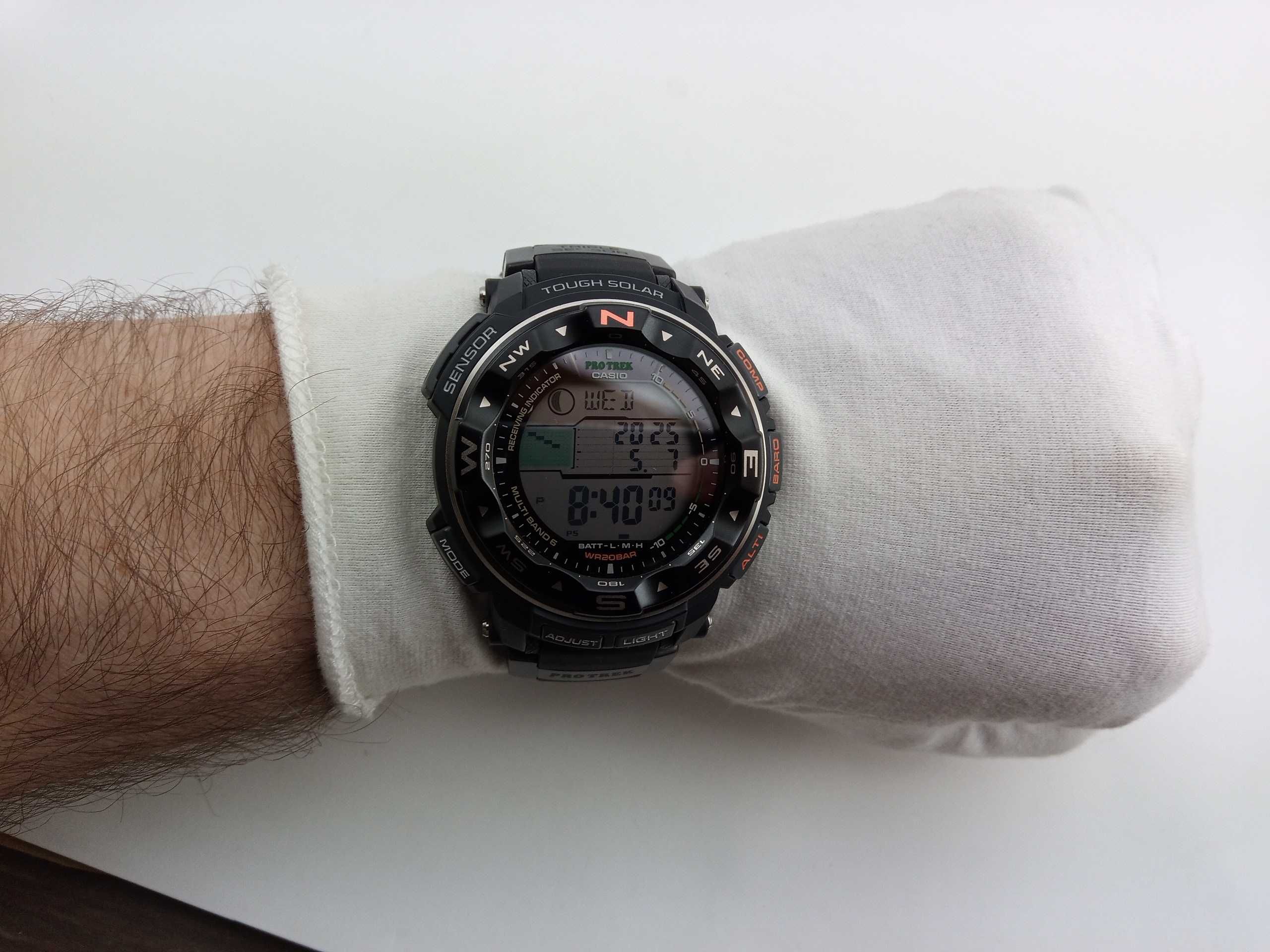 Casio ProTrek PRW2500 3258 Solar радиоконтроль компас барометр будильн