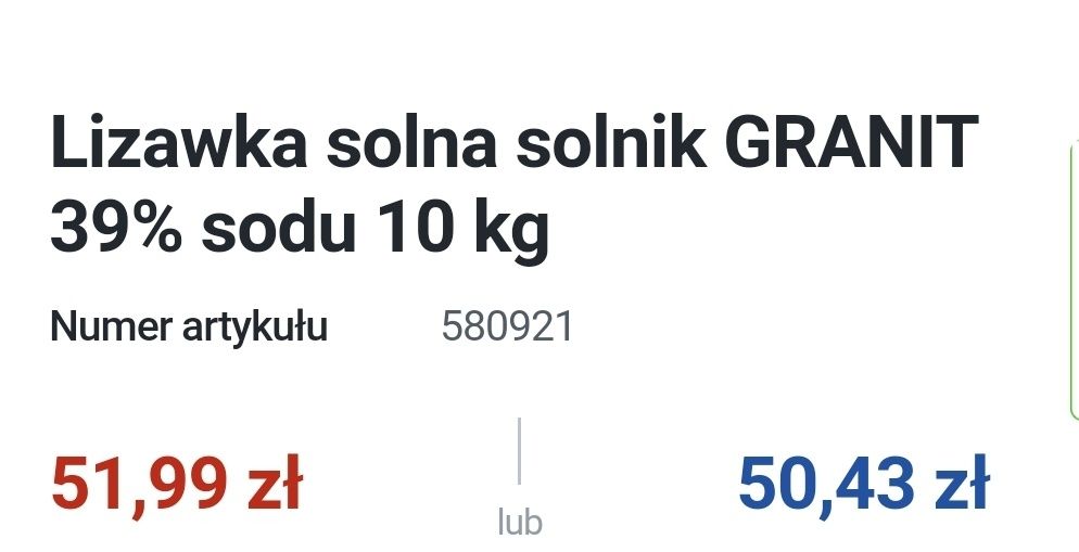 Lizawka Solna Solnik Chlorek Sodu NaCl Sól Dla Zwierząt Karma Pasza