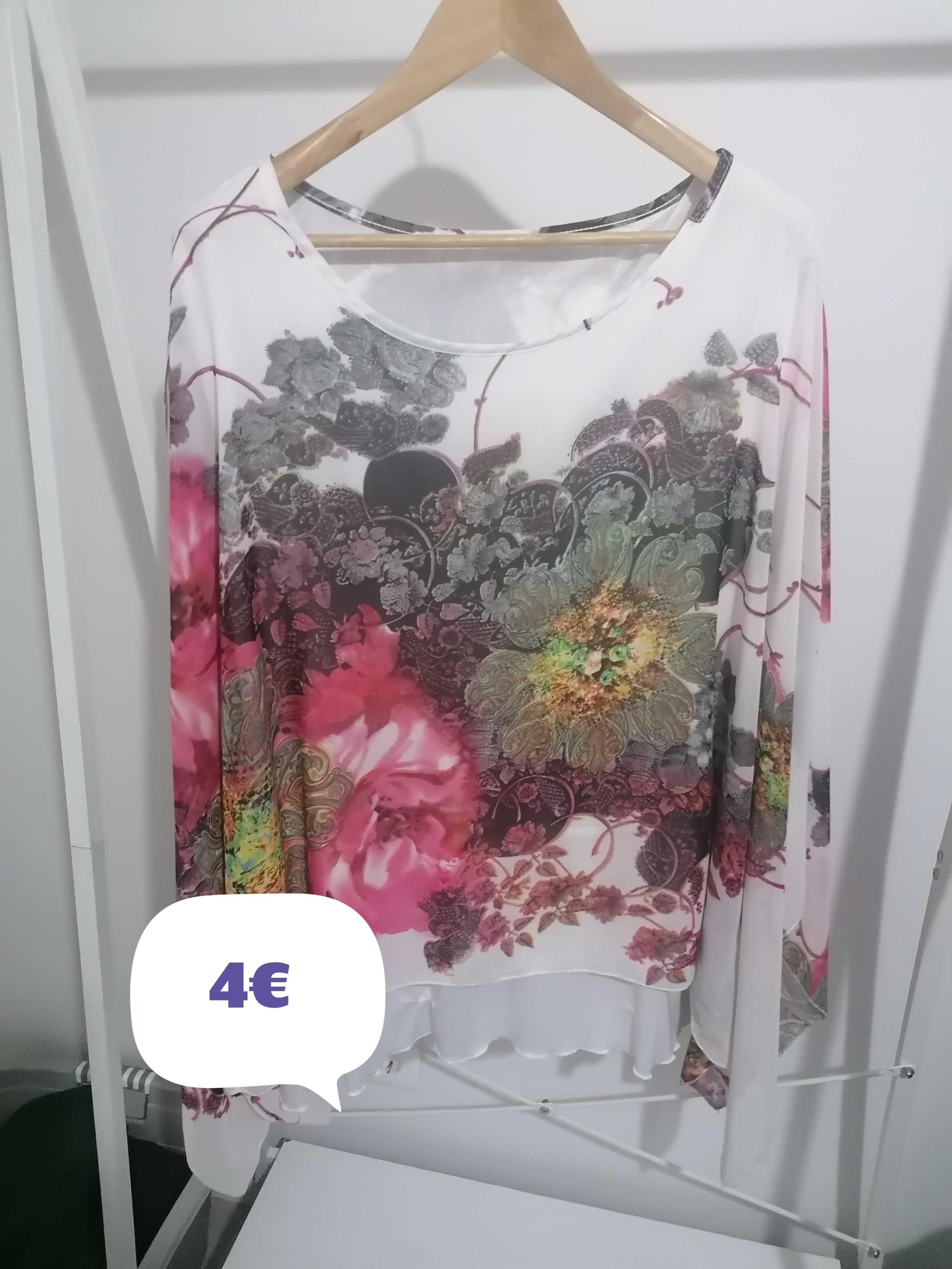 Várias blusas senhora tamanho XL