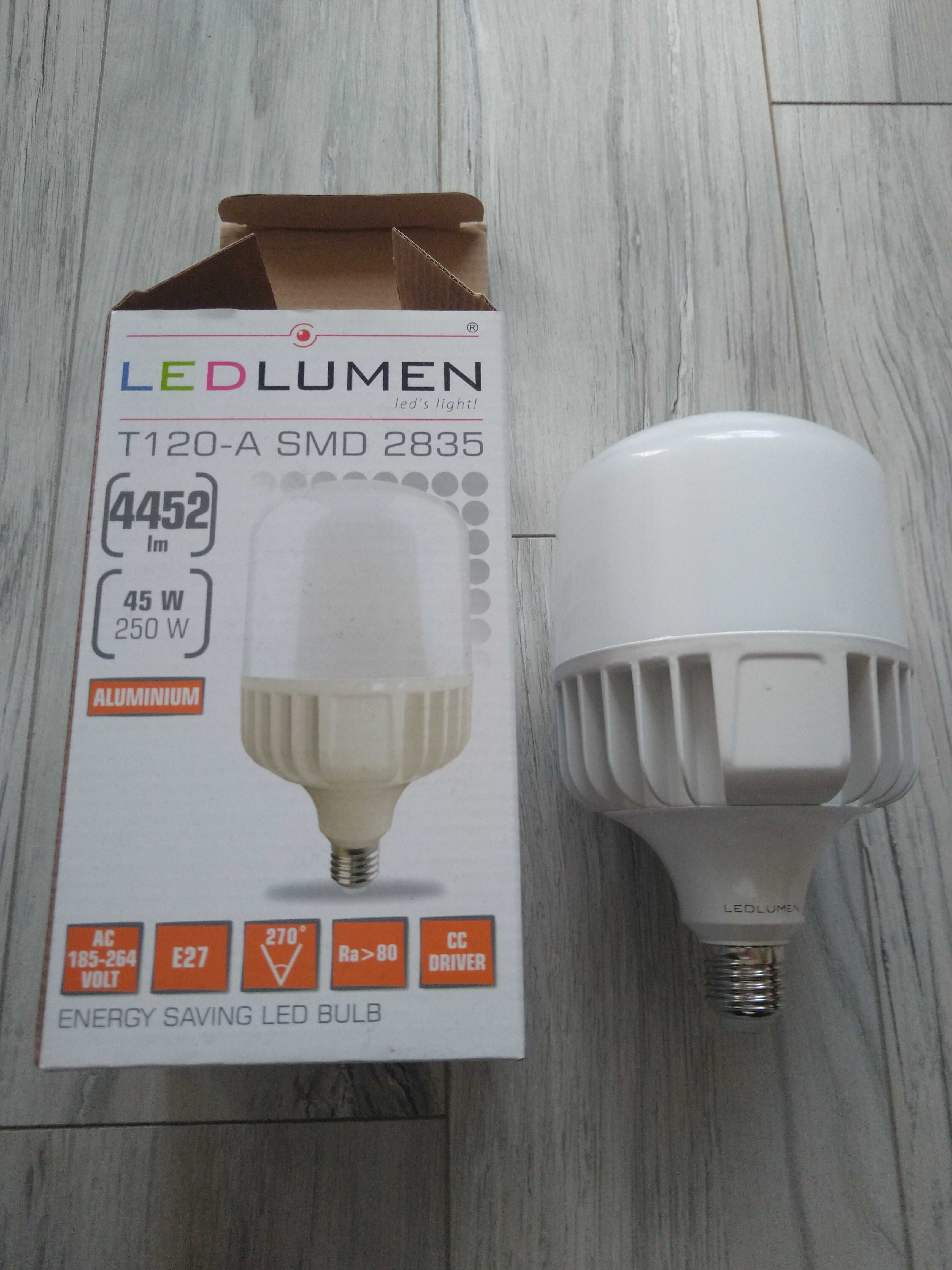 Żarówki LEDLUMEN T120-A SMD 2835 45W 4452 lm  E27 2 sztuki