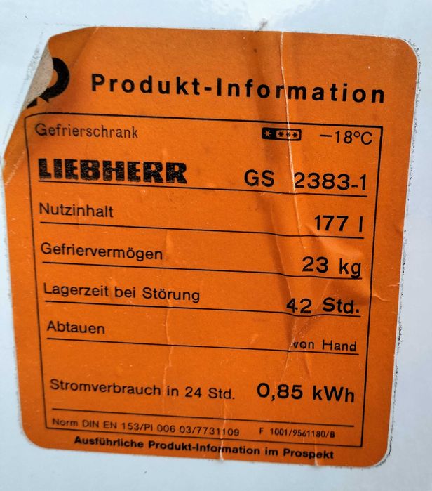 Zamrażarka Liebherr