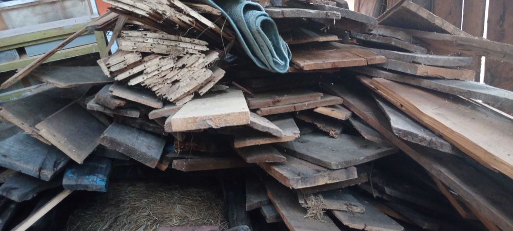 Stare deski ok 4 m kw jesion dąb. Rustykalne