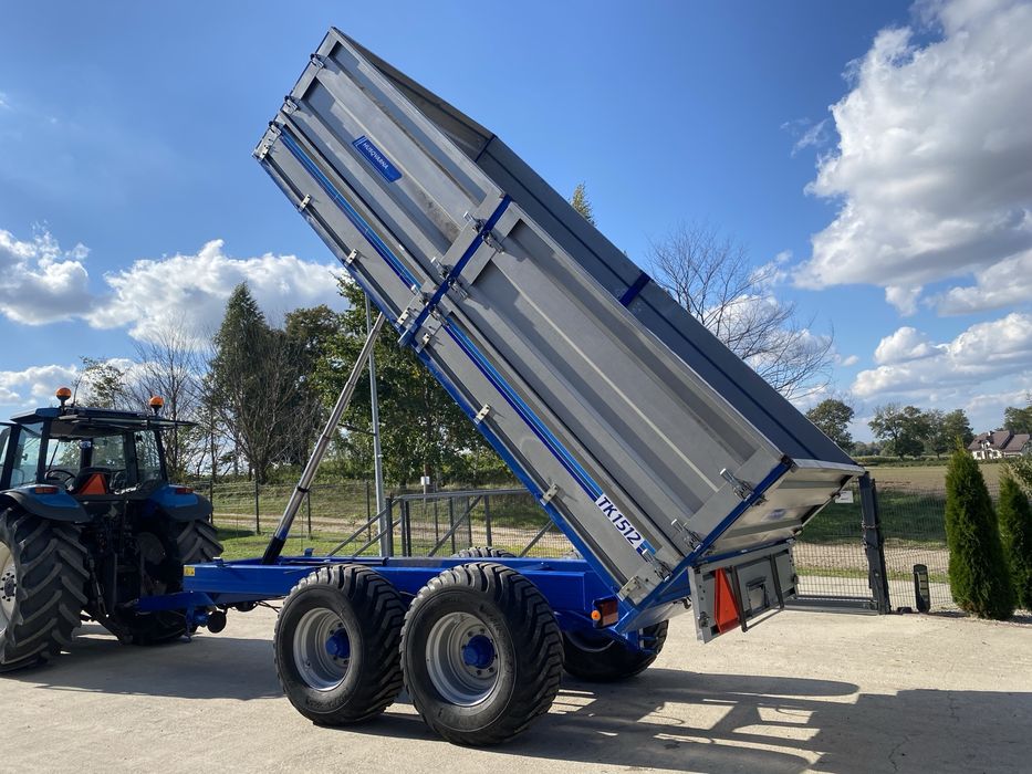 PRZYCZEPA WYWROTKA HUSQVARNA TK1512 SUP ST 15Ton  mulda kaweco miedema