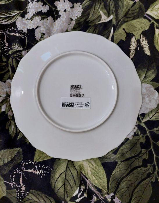 H&M hm home talerze śniadaniowe/deserowe porcelana 4 szt