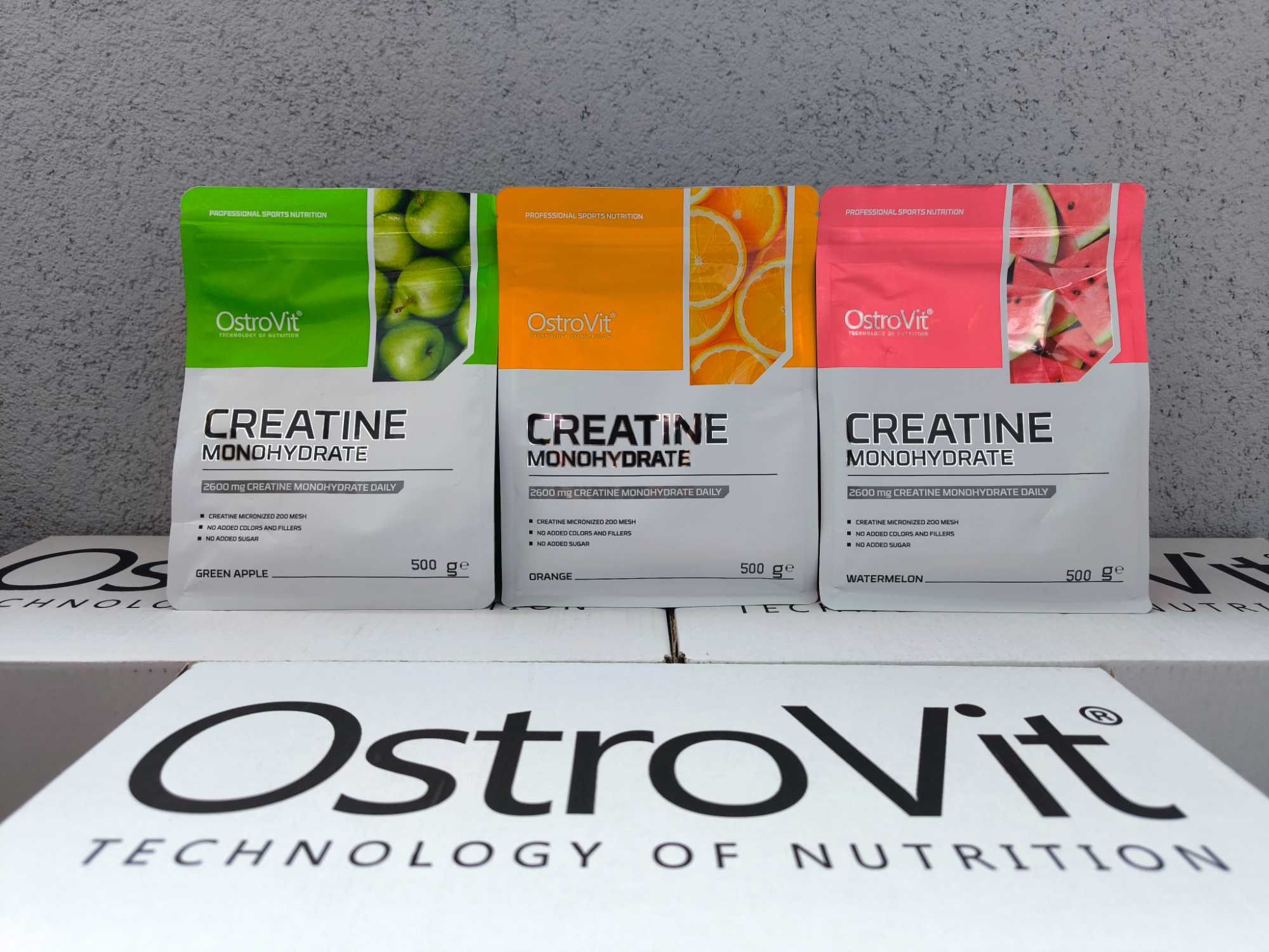 OstroVit Креатин моногідрат 500гр., Biotech, Optimum nutrition