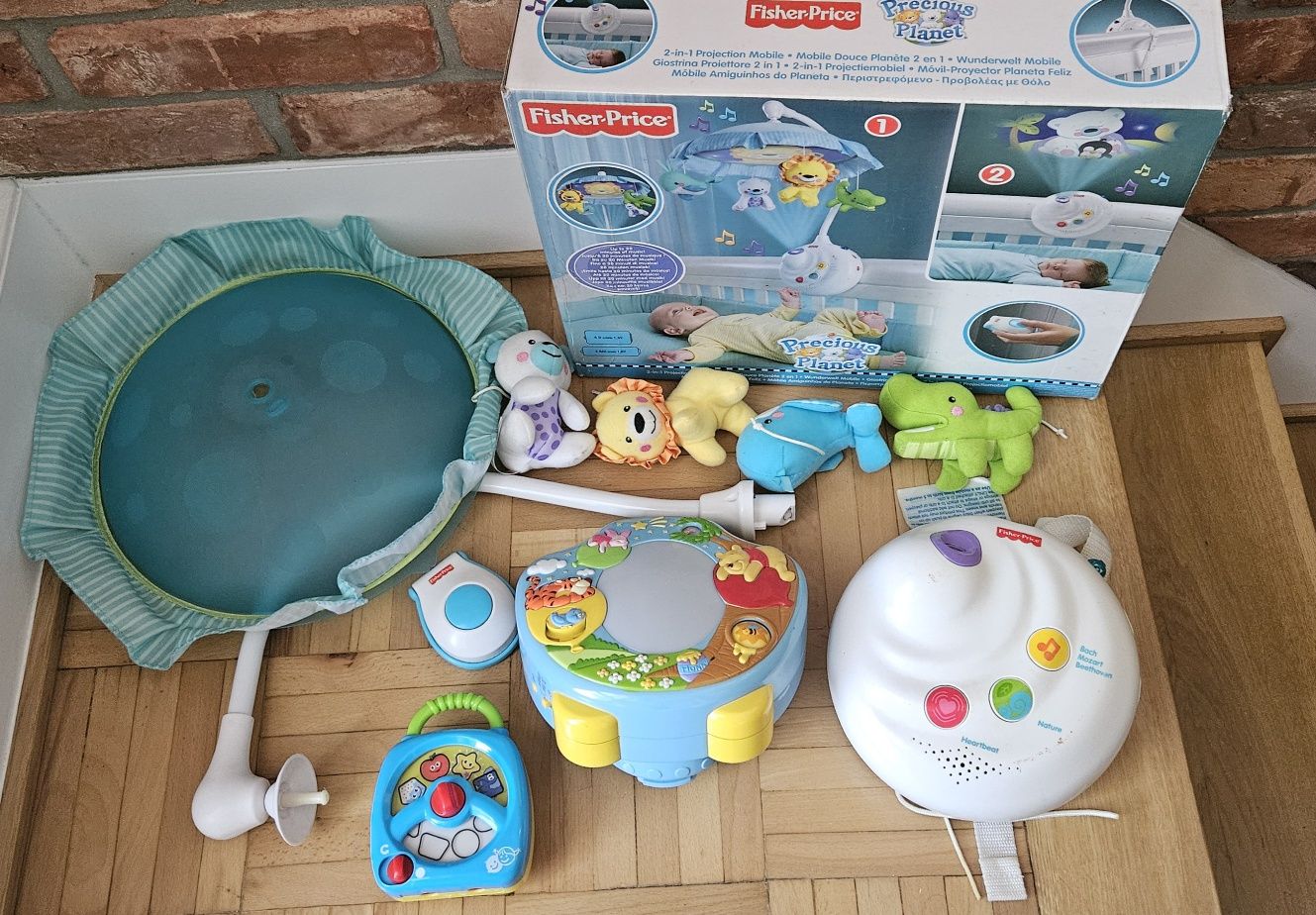 Pozytywka projektor na łóżeczko Fisher price