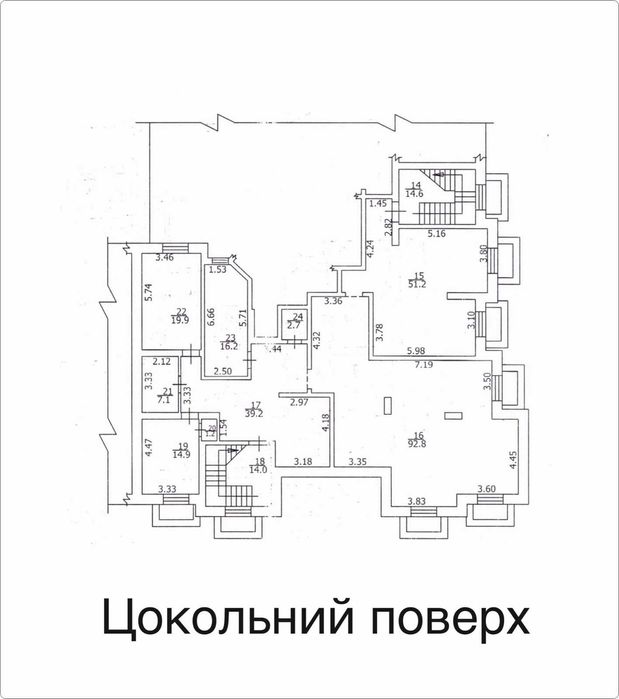 Оренда: Приміщення (257 м2) вул. Дмитрівська 69