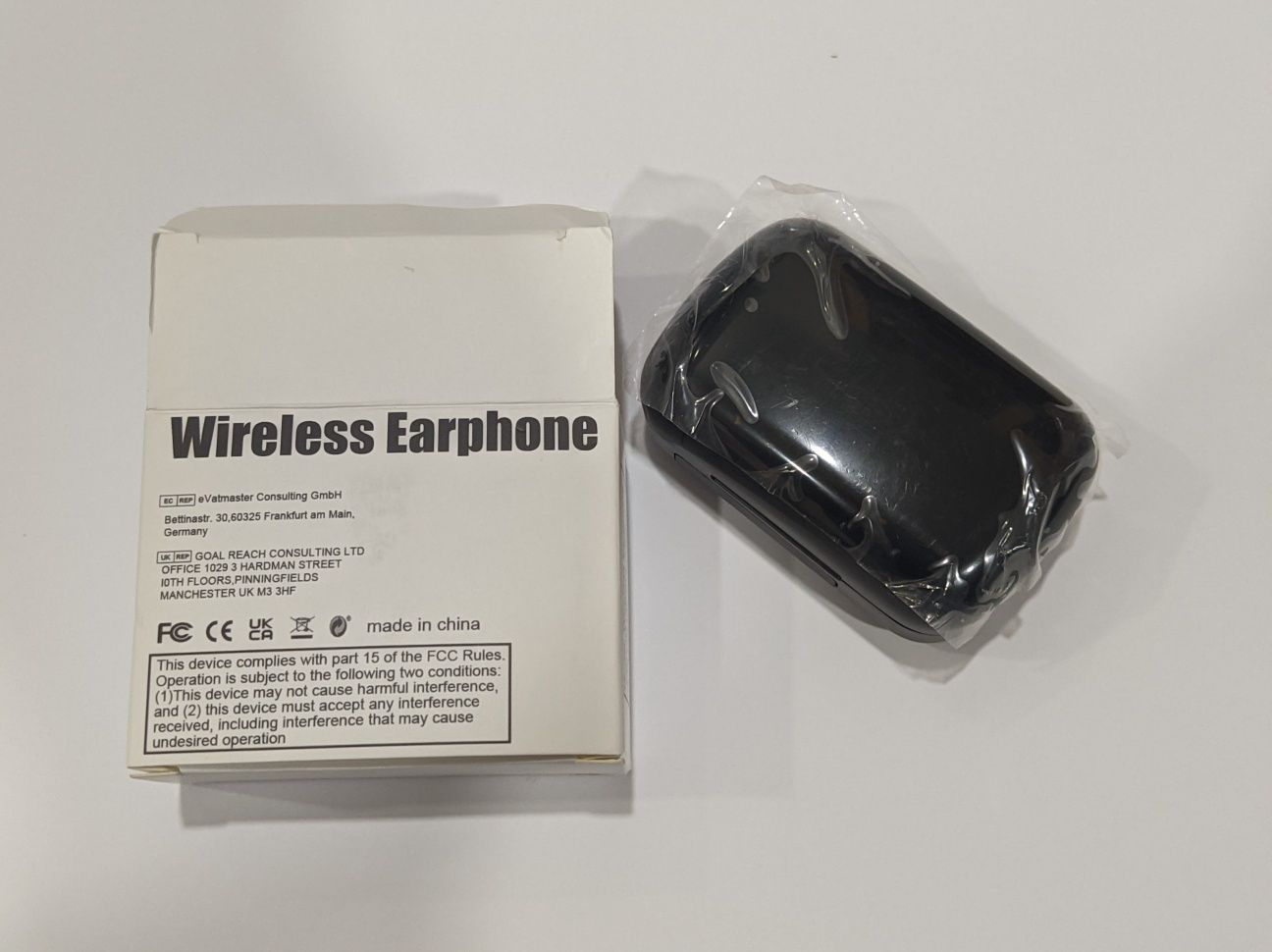 Earphones Bluetooth com Powerbank.