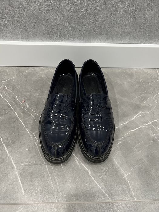 Женские оксфорды синего цвета