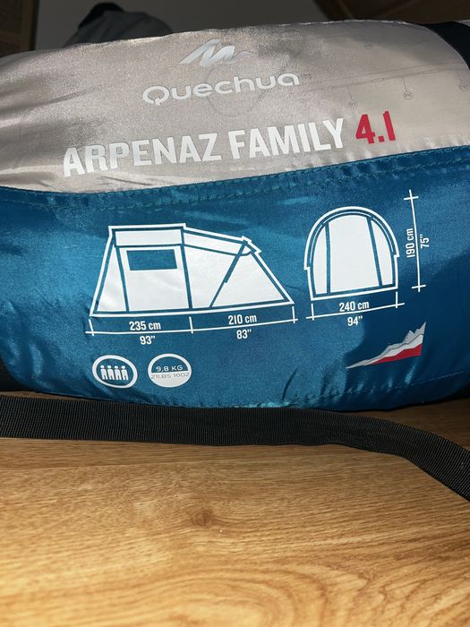 Tenda de campismo e colchão