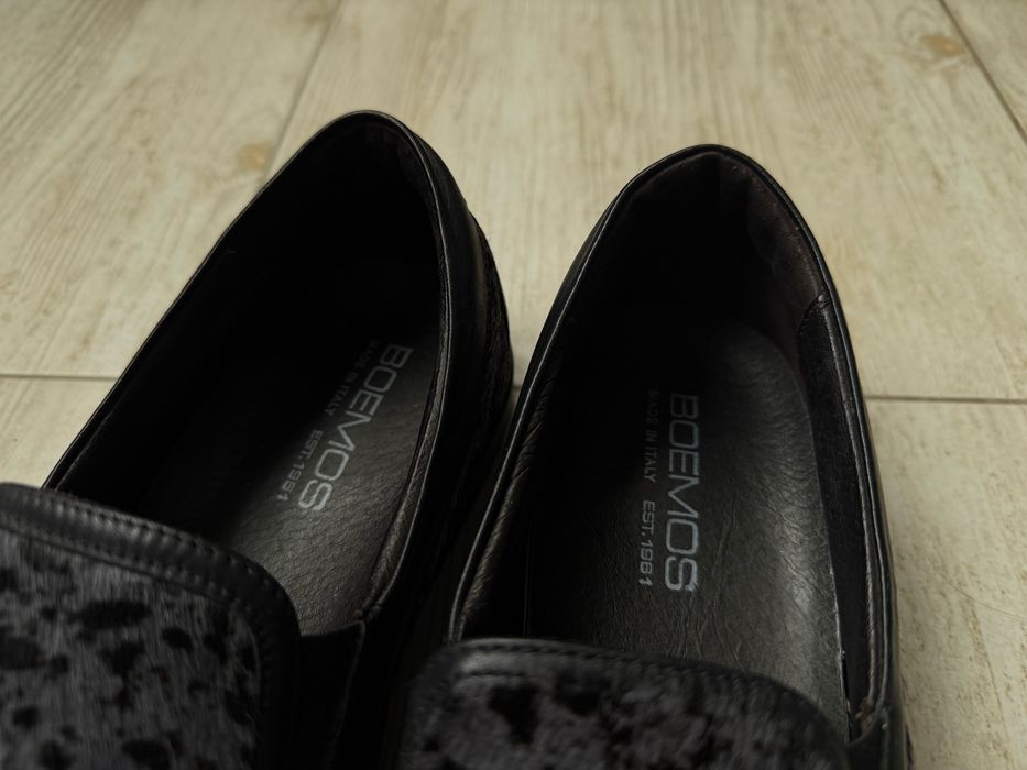 Чоловічі сліпони поні шкіра