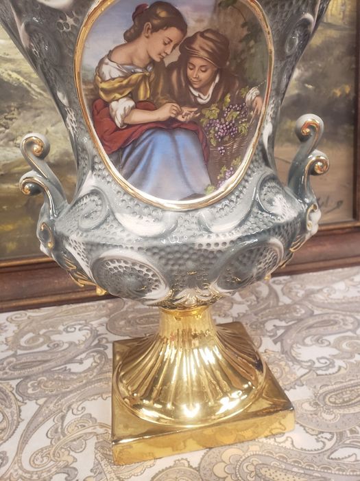 Vaseira  faiança Alcobaça