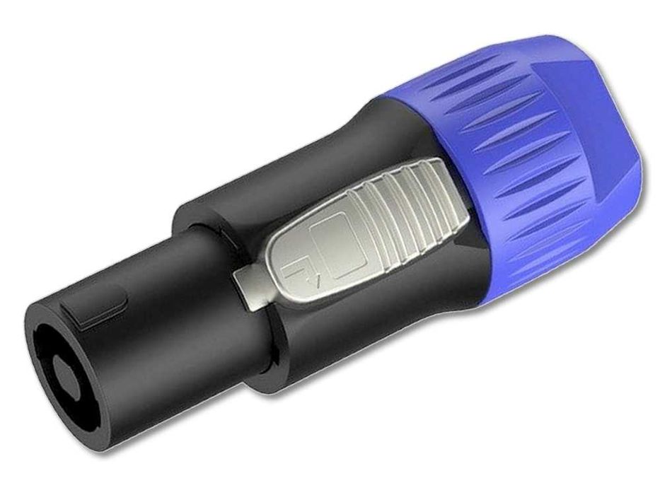 RP031 - Złącze SPEAKON 4P wtyk kablowy (czarne)
