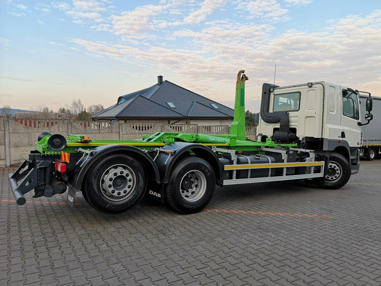 DAF CF 85.410 ATE Hakowiec 6x2 Skibicki 250Tys.Km.! Jak z Fabryki!  Rolka! Na Duże Kontenery! Manual! Blokada Mostu! Oryginalny Hak!