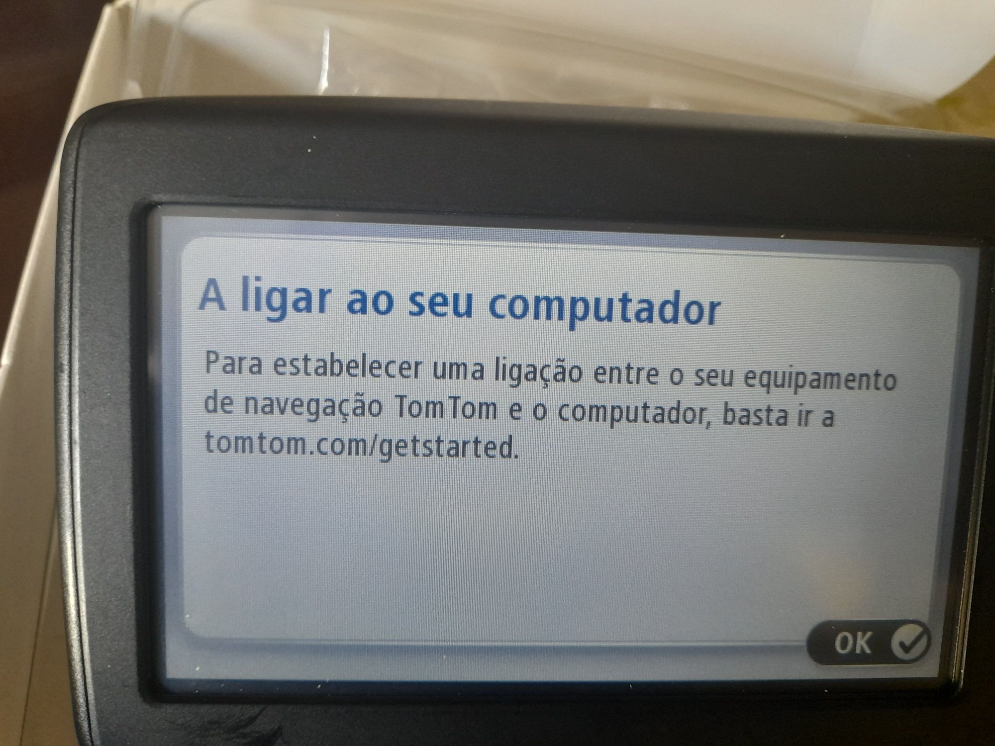 GPS Tomtom novo na caixa