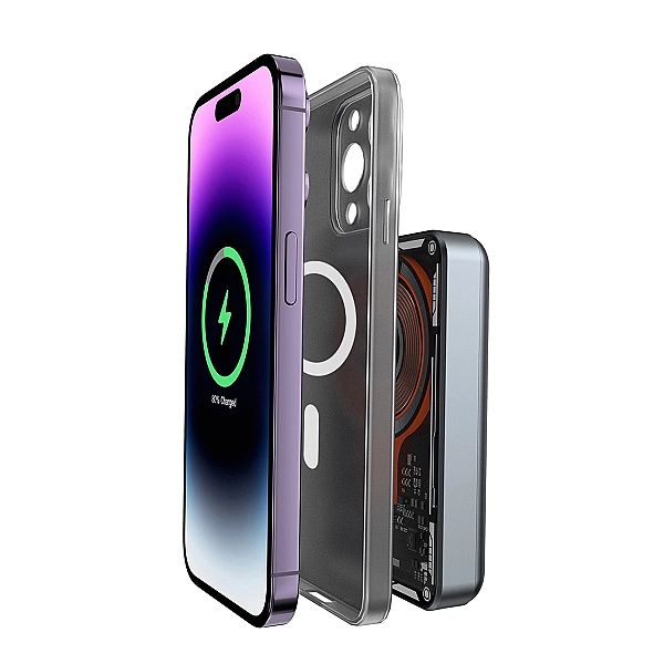 Dudao TGK1 powerbank z ładowarką bezprzewodową MagSafe 15W 10000mAh cz