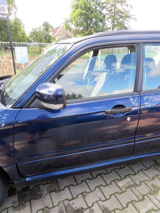 DRZWI PRZEDNIE LEWE FORESTER II SG LIFT 35J  GRANATOWY SUBARU 2006-2008