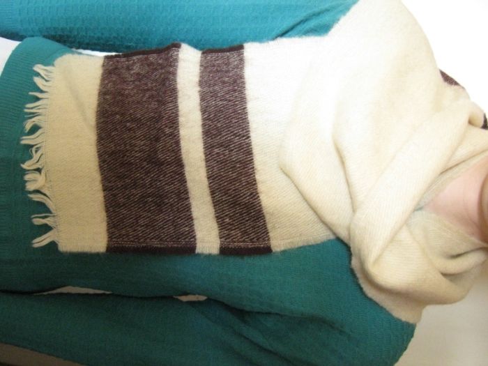 шарф, шалик, шерсть, вовна, молочний колір, 150*25см, новий