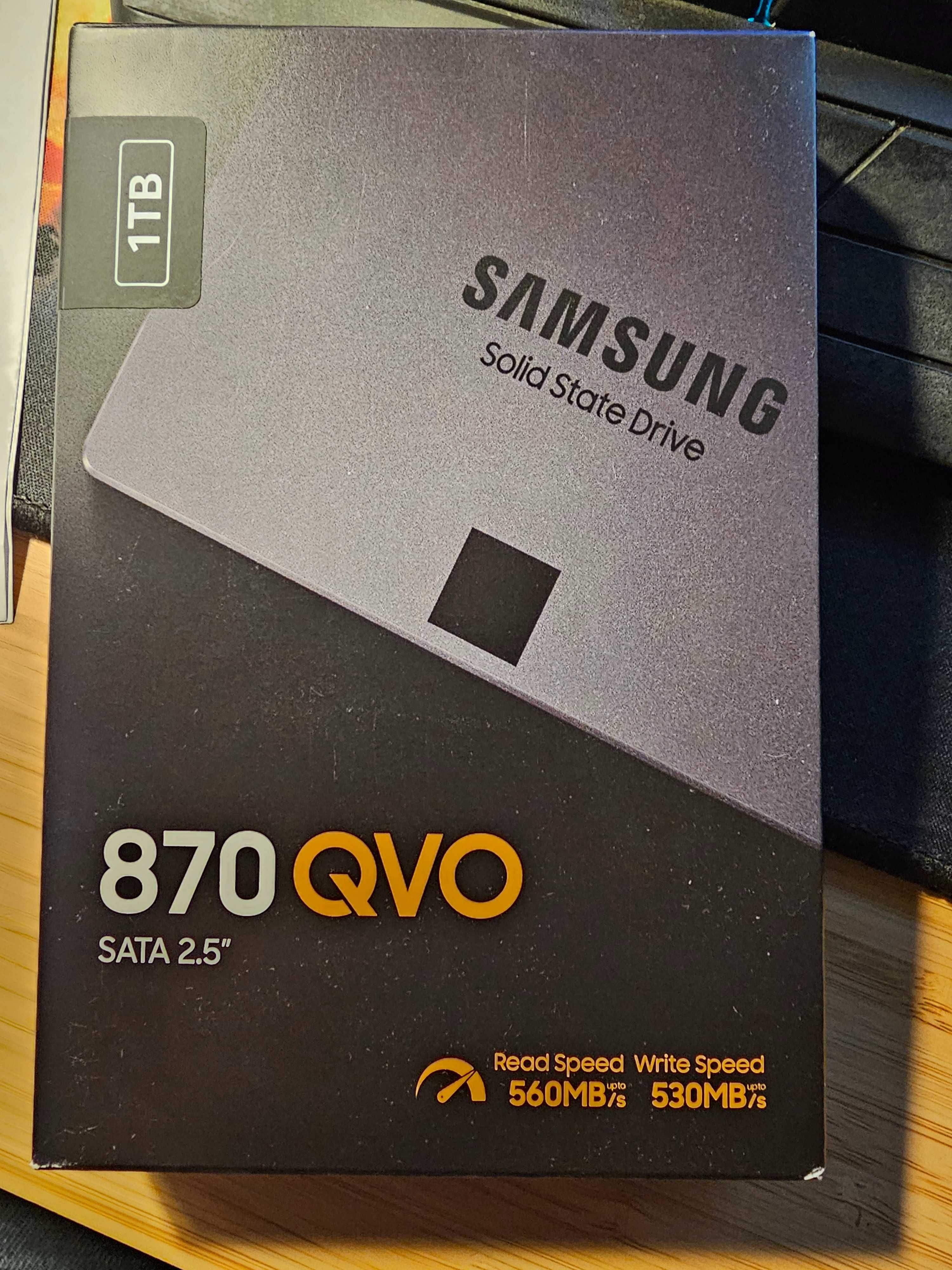 Samsung 870 QVO 1TB Dysk SATA 2.5 Nowy!
