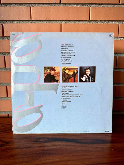 Disco vinil a-ha on tour in Brasil