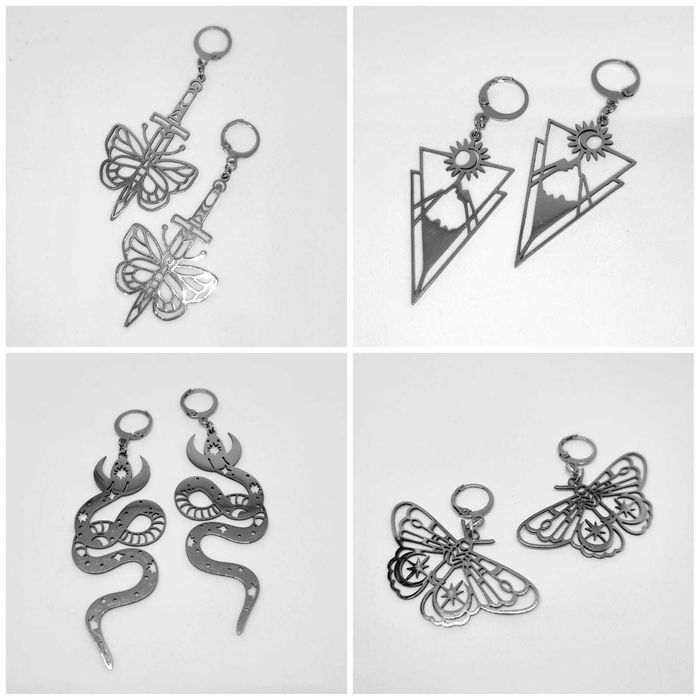 kolczyki stal chirurgiczna