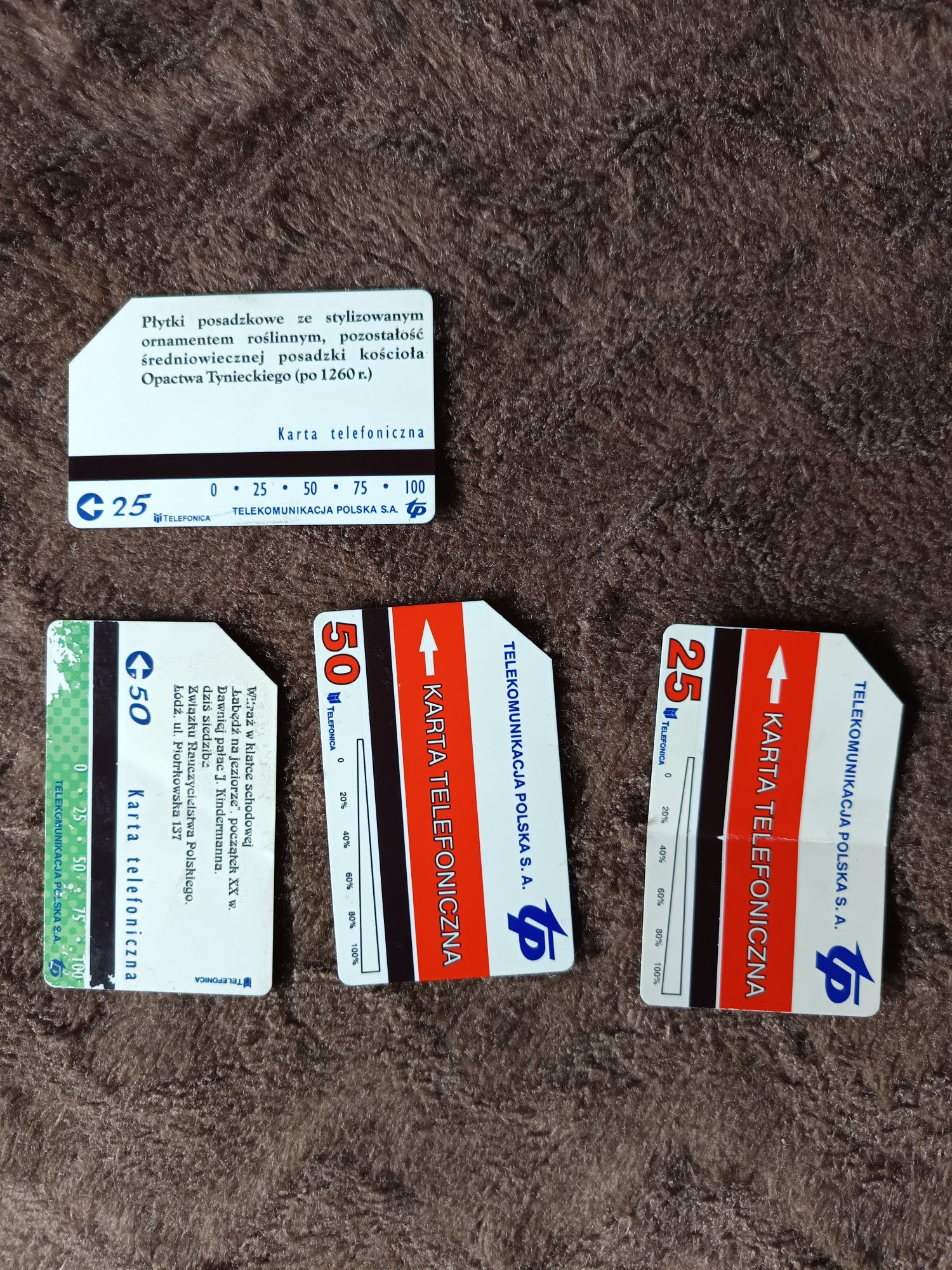 Polskie karty telefoniczne - miasta, uzdrowiska polskie, 23sztuk