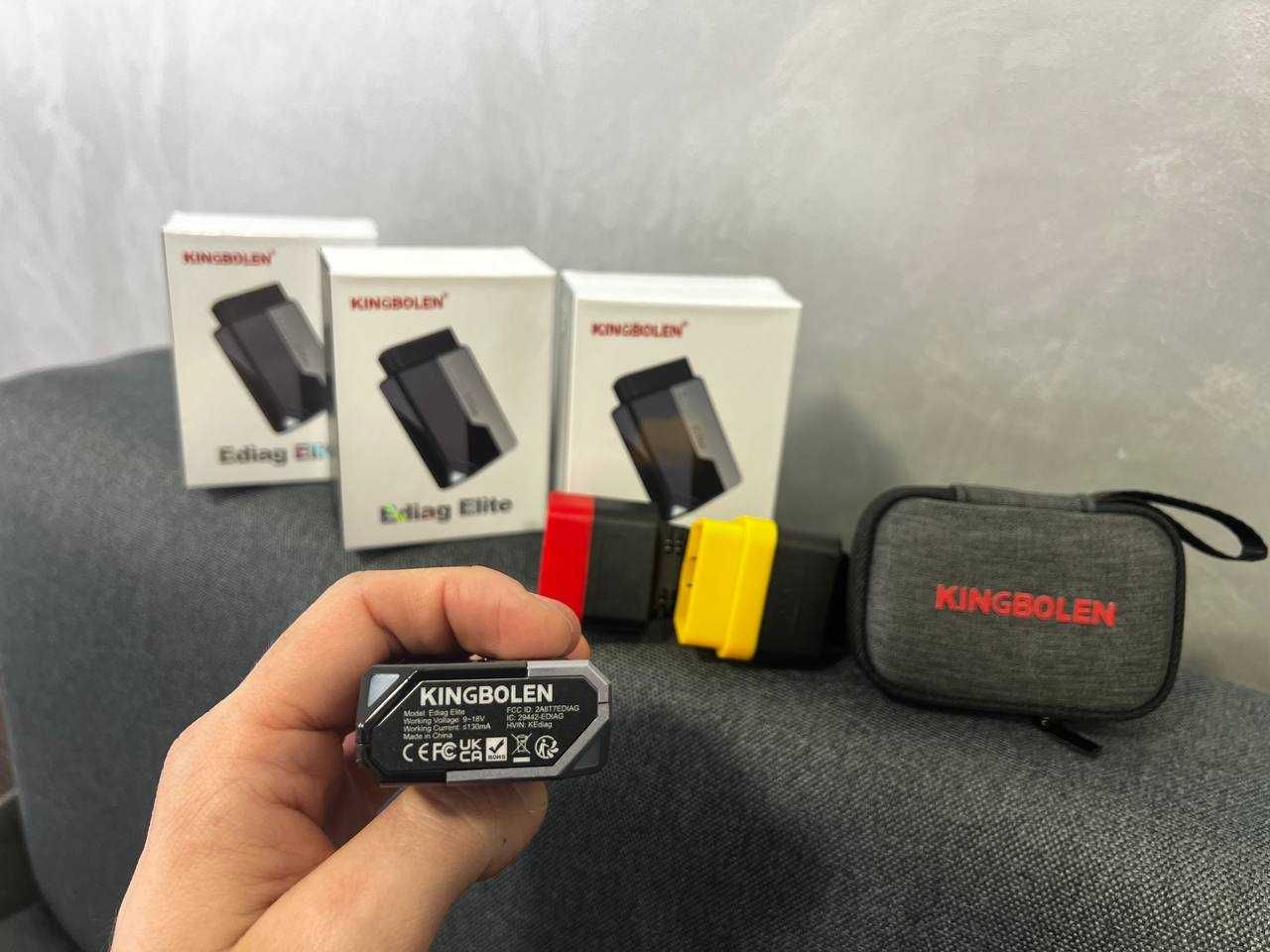 Ediag Elite Kingbolen OBD2 + Перехідник Автосканер помилок діагностика