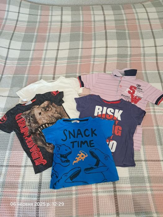 Одяг для хлопчика 3–4 роки  Футболки, кофти