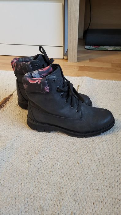 Timberland buty damskie 38 24 cm czarne róże