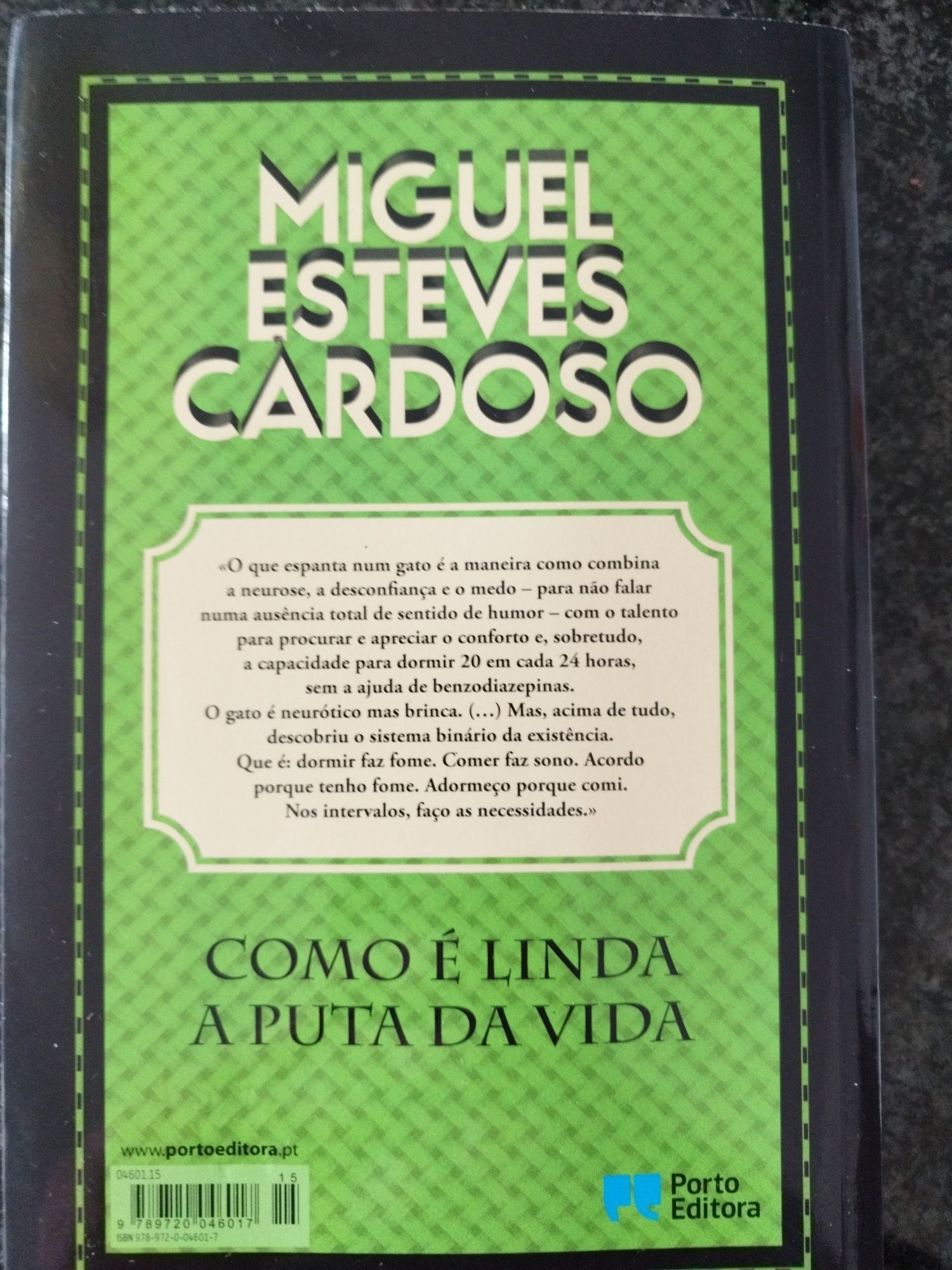 Livro Miguel Esteves Cardoso