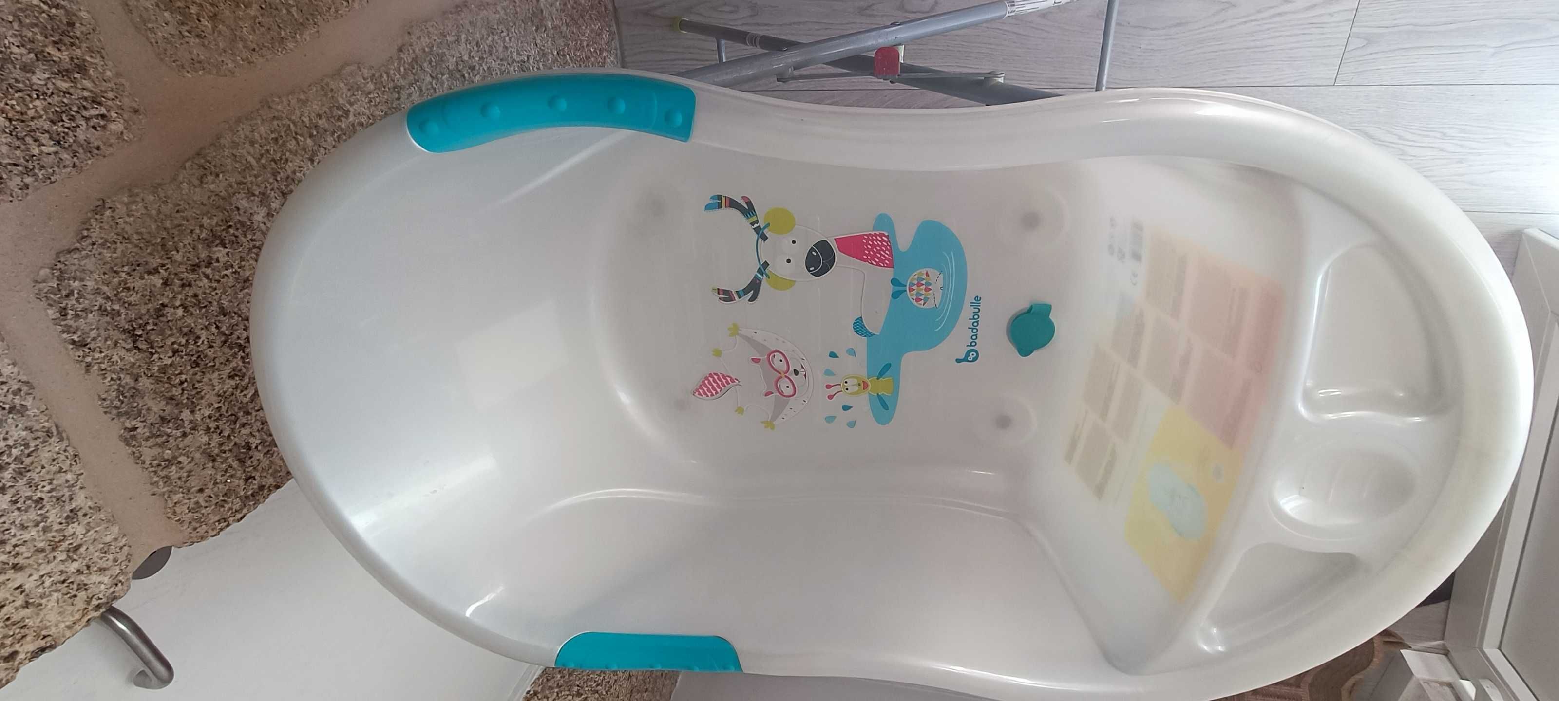 Banheira Badabulle com suporte - óptimo estado
