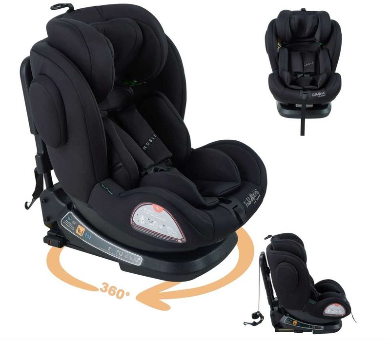 FableKids NOBLE fotelik samochodowy ISOFIX obrotowy 360° i-Size 40-150