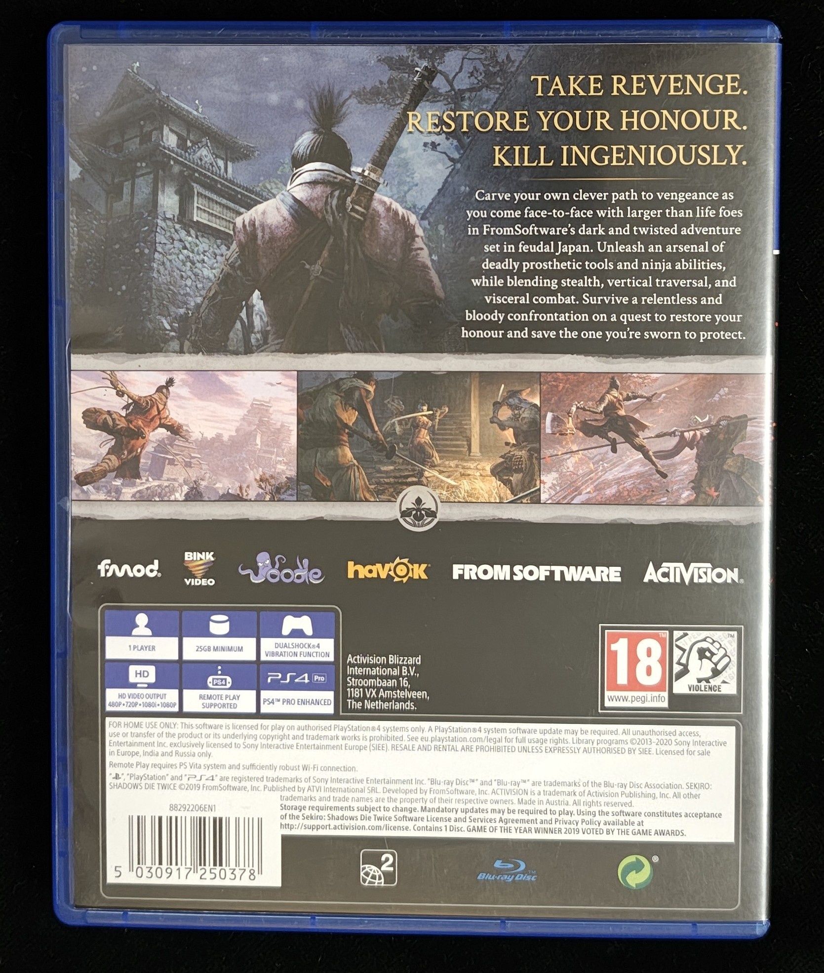 Sekiro PL Shadows Die Twice na PS4 i PS5 Gra po polsku w BDB stanie