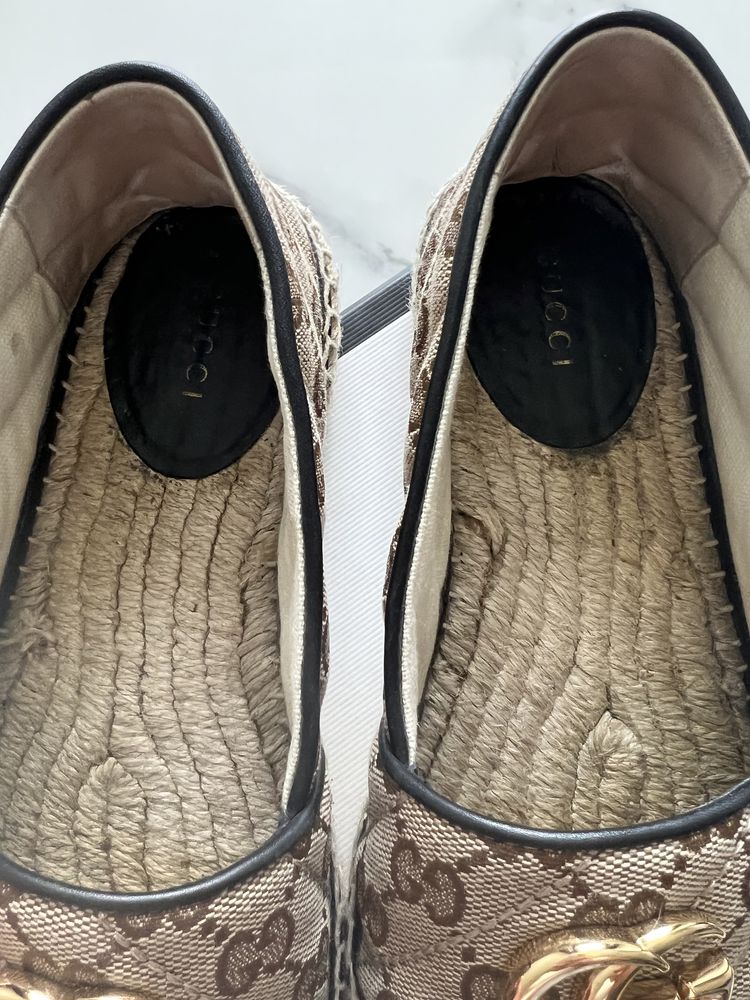 Espadryle buty Gucci