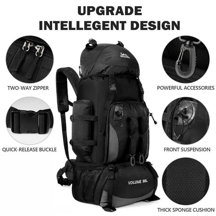 Об'ємний Туристичний Рюкзак 90л
