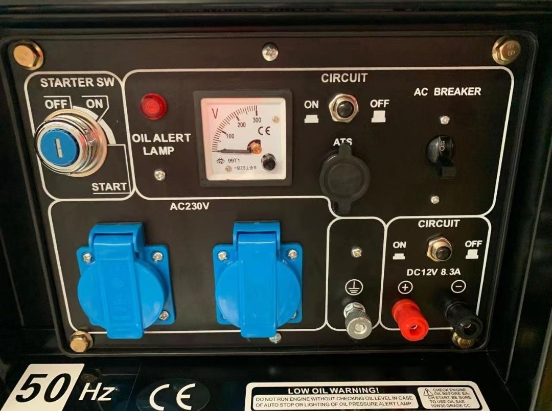 Agregat prądotwórczy  generator prądu 5 kW VÖGLER 1 Phase+ ATS Pluge