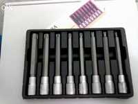 Conjunto Chave Caixa Bit Torx 9 pc