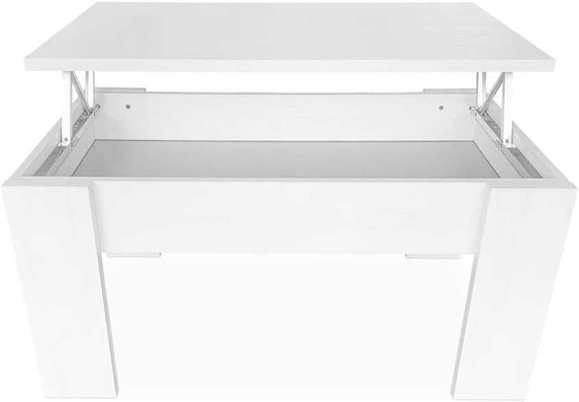 Mesa de centro elevável mesa de apoio 90x50xalt 46-57 cm[várias cores]