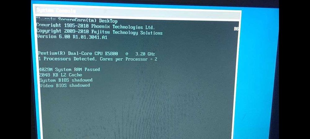 Комп'ютер Fujitsu. Intel Dual-Core E5800  3.2 ГГц, SSD 64Gb, DDR3 4Gb