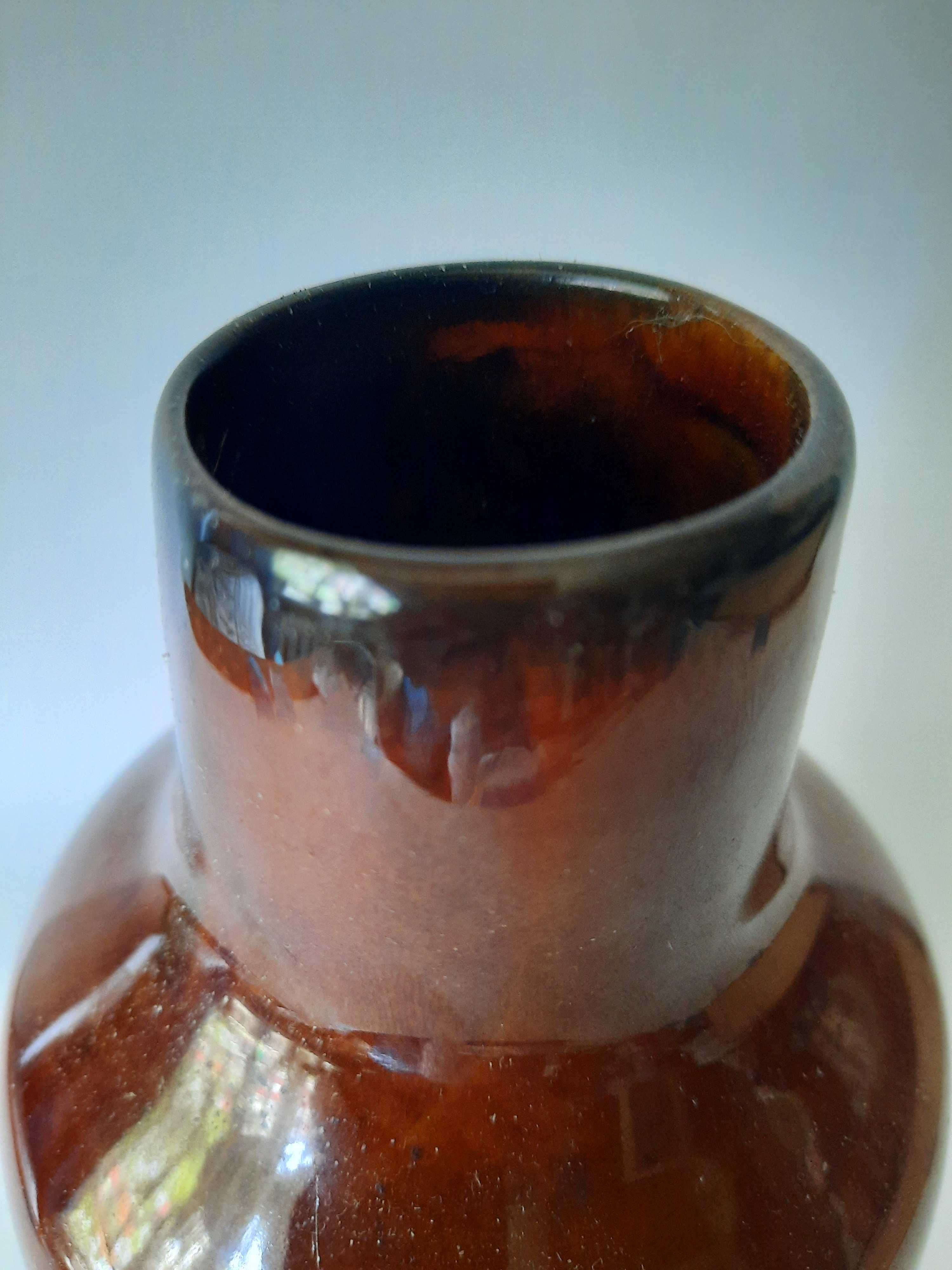 ceramiczny wazon- butla- Jaroszów,  PRL