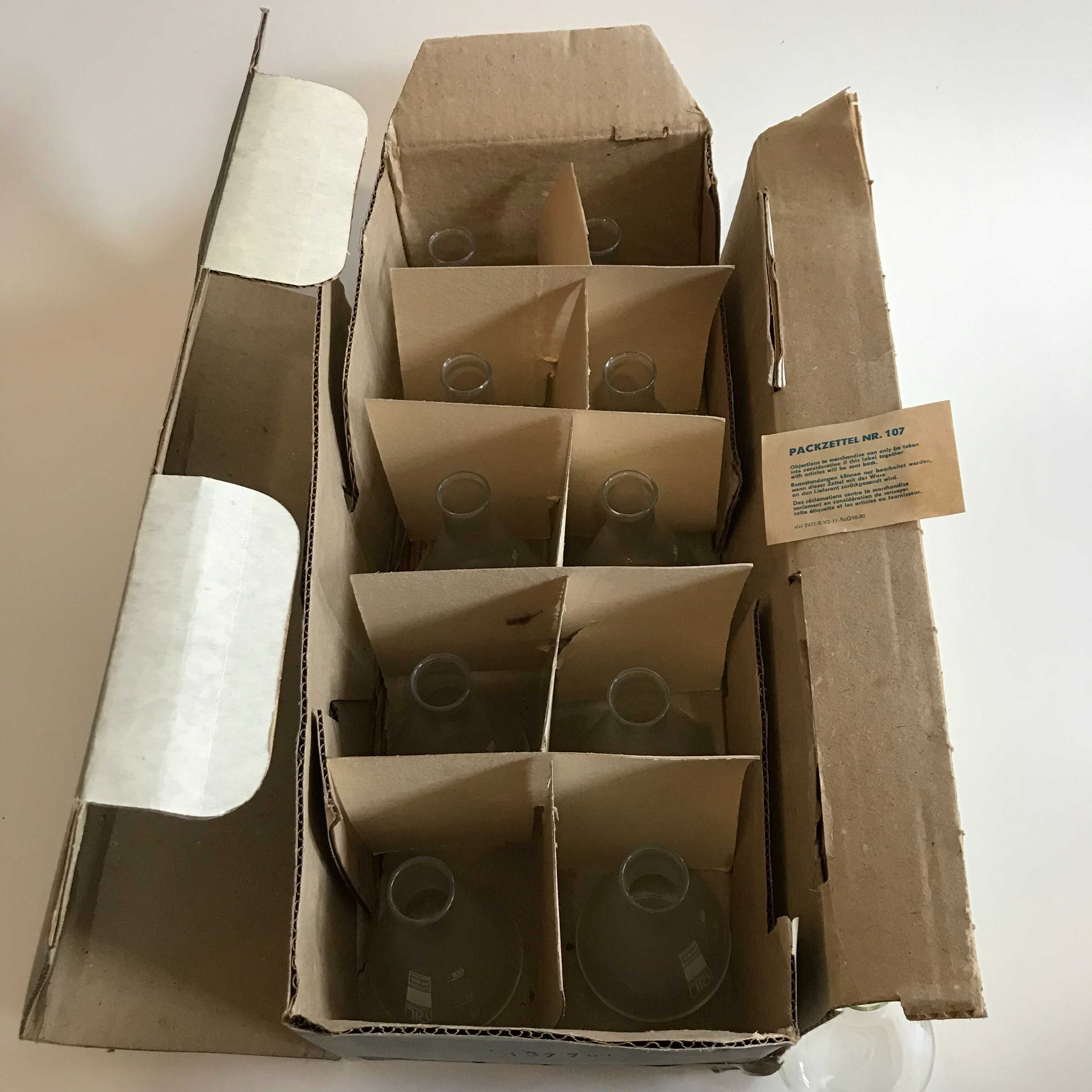 szkło laboratoryjne - Kolba stożkowa 100 ml  ( 50 szt )
