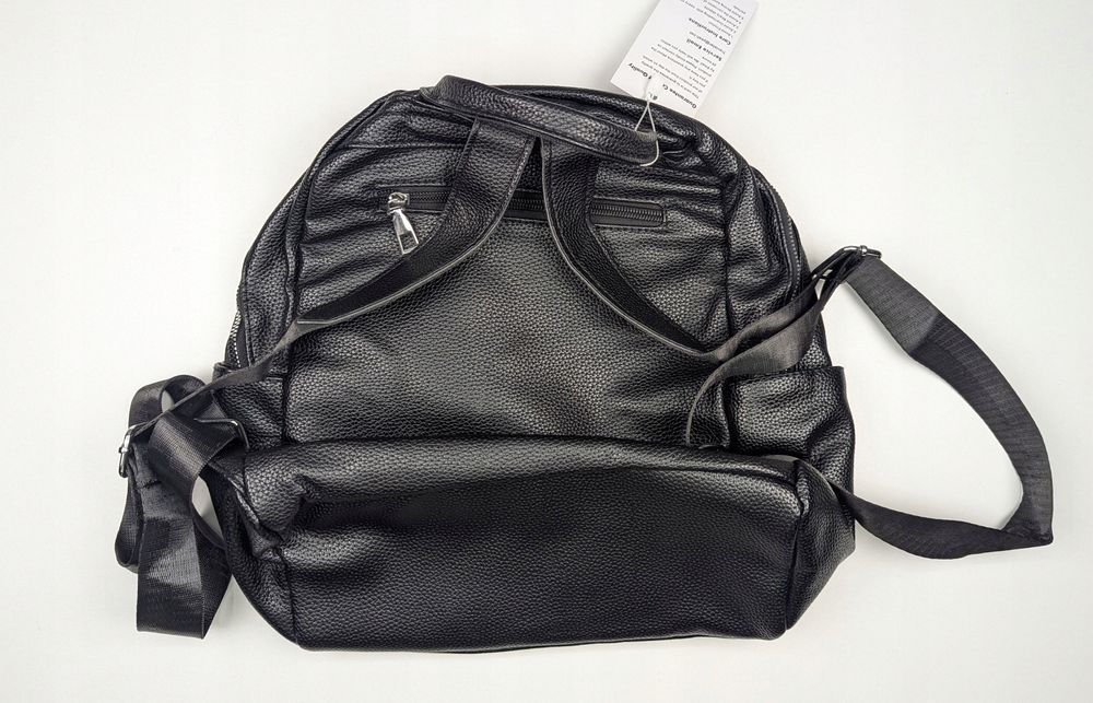 Plecak Damski Z Ekoskóra Czarny