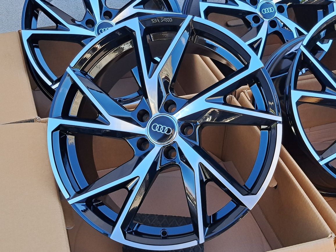 Alufelgi 19 AUDI 5x112 A4 B8 B9 A5 A7 A6 C6 C7 A8 ET30 CA23 Czarne CNC